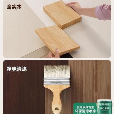 中古床头小边几创意可迷你全实木床头置物架黑胡桃柜色NHL小风茶