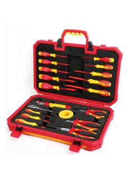 工绝缘工具具组MVK套电工汽修0机修钢丝钳螺丝扳手S15824