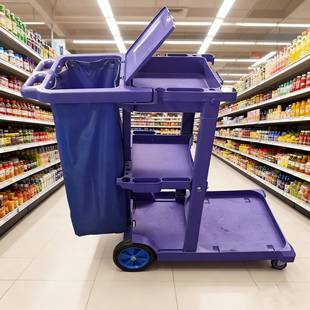 宝保洁车布多功能超手推物业清洁工具酒店打车03扫卫生宾馆客房草