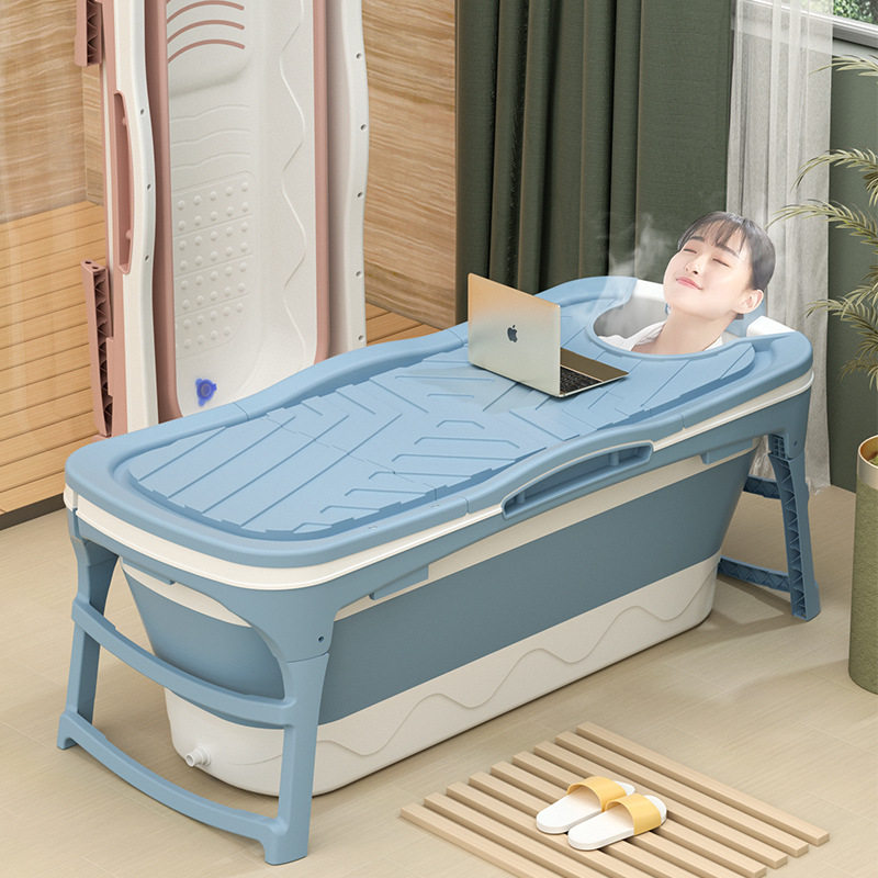 【厂家直销】成人泡澡桶折叠浴桶大人家用浴缸全身洗澡桶沐浴盆