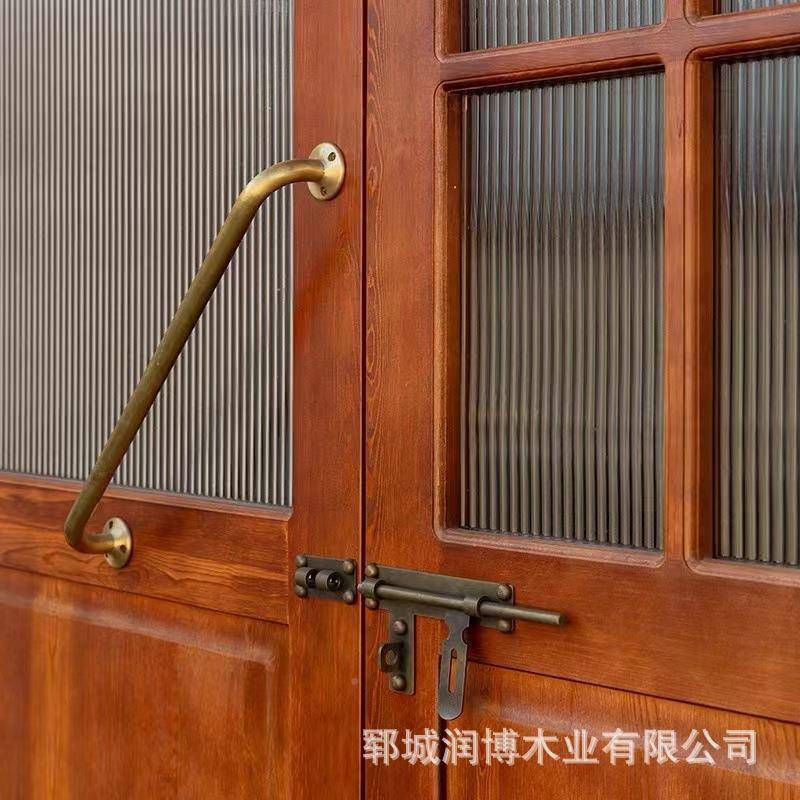 老榆木内门大围进户门门中别墅进户门墙老式乡村室大门农村庭式院
