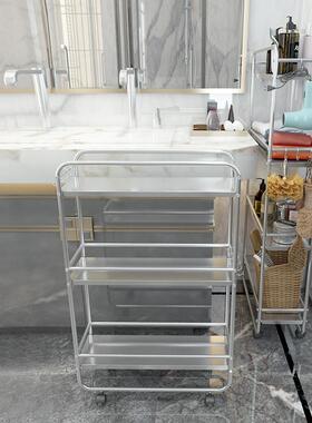 锈钢厨房夹缝置物架落地多层超窄冰5箱缝隙YJR20cm2宽室不收浴纳