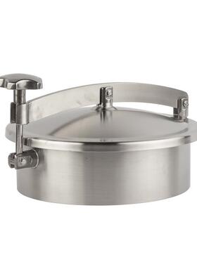 不锈钢圆形人孔卫D生级常压DKQ人顶盖罐人孔N150-D孔N700