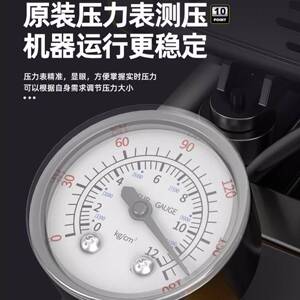 浦空芝压机静木音无油气泵220v工业级机空气CNH压缩便携工高压打