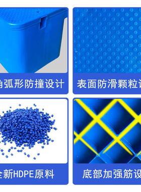 塑料托库盘平板九脚叉车栈板仓防潮YBU台地物板流托板塑胶卡板厂