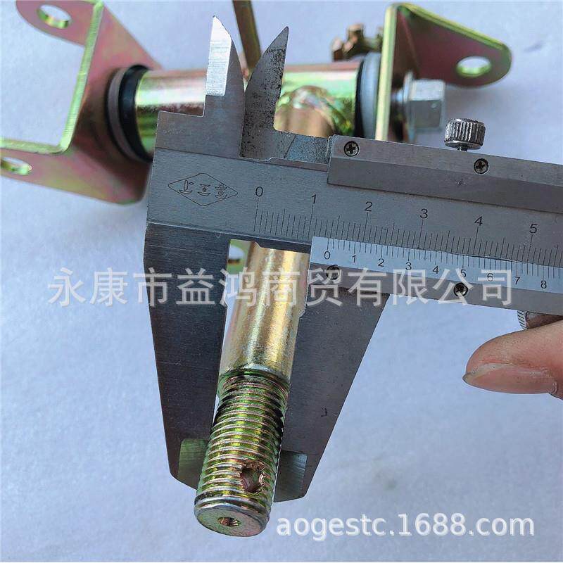 卡角碟刹羊角丁配件小车牛沙滩车前羊轴转向节碟刹转向三孔法兰固