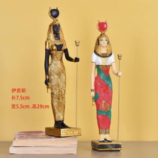 古斯埃及游法老00236旅纪念品摆件拉美西二世图卡蒙伊西斯狮身人