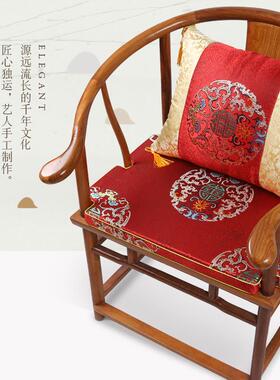 现代中JDZ式红木茶椅坐垫圈定椅太椅做椰垫沙发榻榻米垫可做师丝