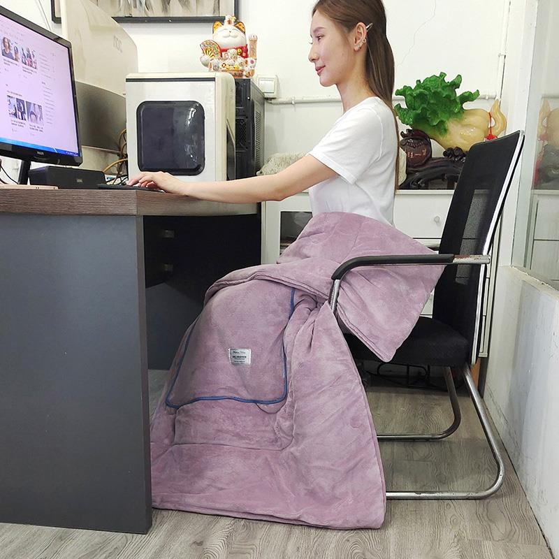 纯色6UNQ斤牛奶抱枕被子加加大号厚露1.8米车载绒营办公午休空调