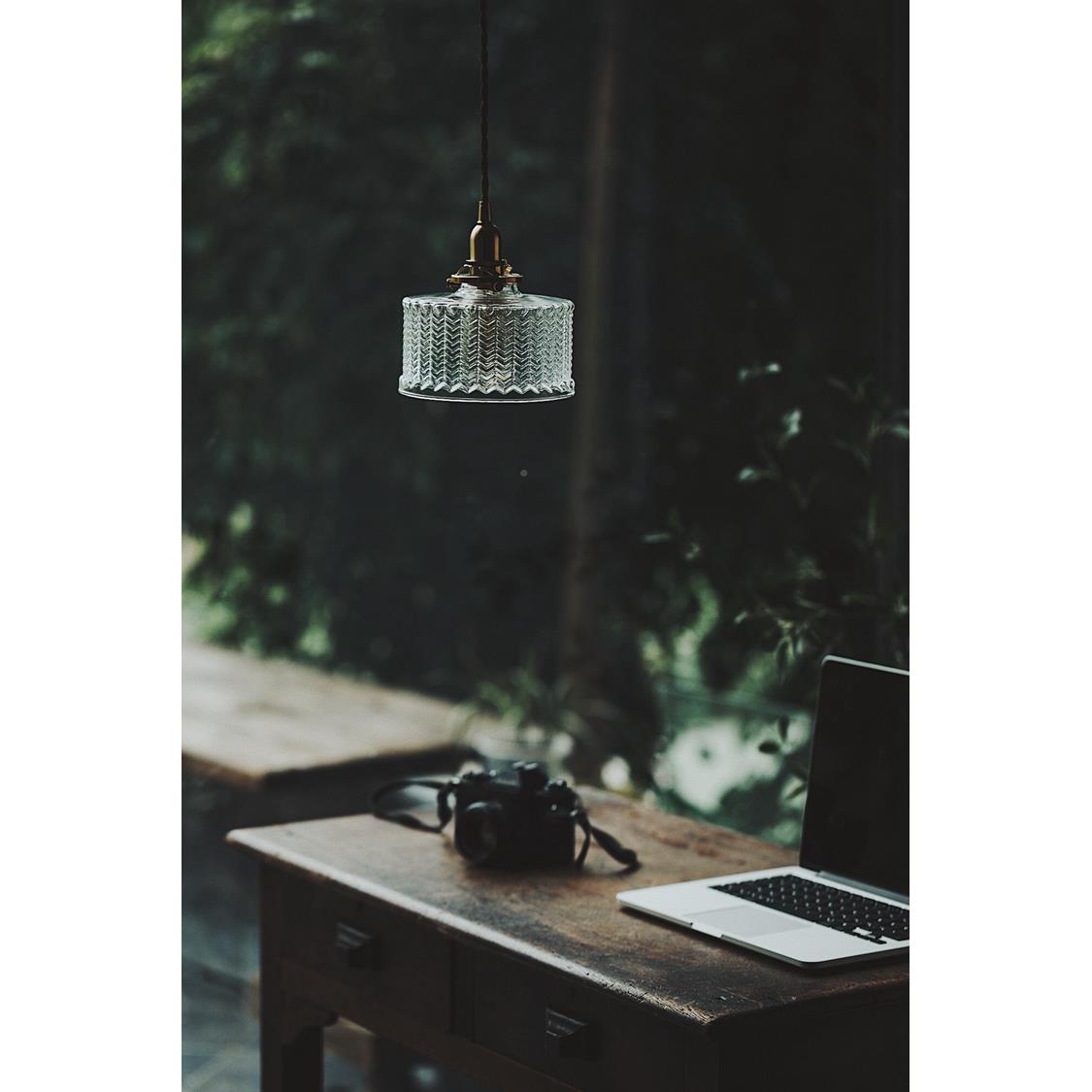 軸 式复古高端黄铜dd1台玻璃吊灯民宿餐厅卧室床头过日道年阳台吧