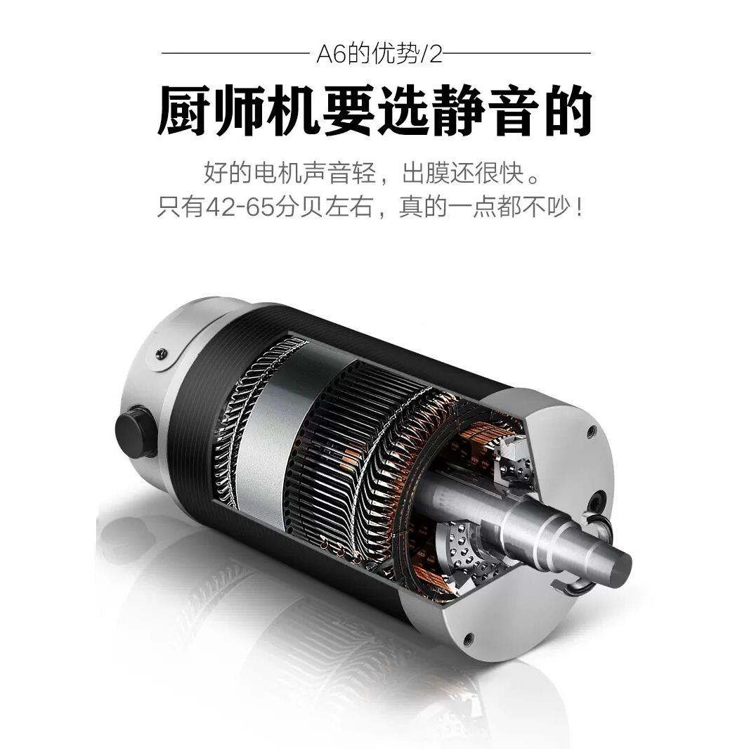 AshAton阿诗顿厨师机6家用7升商用机和面静音自动功能揉多A6面机