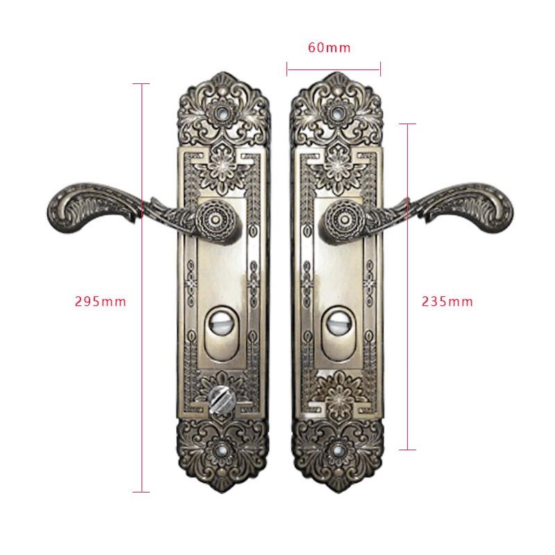 罗锁普斯 执铝手门锁 合金门锁 防金盗门锁 执手大门 古OSB铜AB门