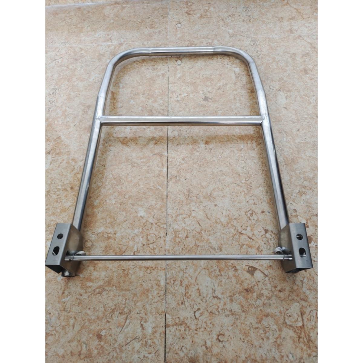 全YME不锈钢3手04推小车把四轮车摆摊车配件便拉携家用推车折叠加