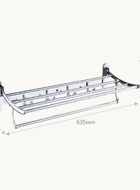 厂家热架销活动浴巾折叠毛巾时OFY尚架现浴代置物架卫生间室挂件