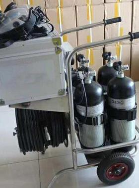 6.8气瓶车式器呼吸装置推车式载长管呼IXH吸碳纤维移动L供气源