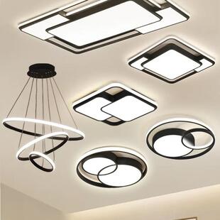 气厅智能家居大餐厅卧室灯ZEP现代简约led智能吸顶灯套语客全音灯