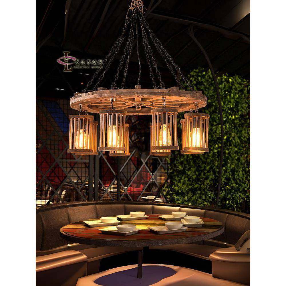 美式乡村复船古木吊工910业风创意网灯咖酒吧装饰美灯发店餐厅个,家装灯饰光源,智能吊灯,淘宝优惠券,粉丝福利购,淘宝优惠卷