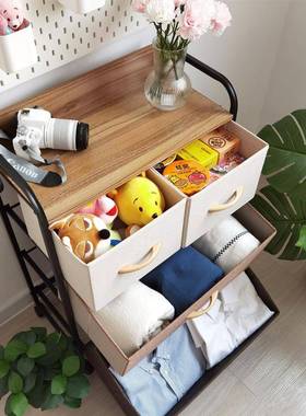 五斗柜可移动家布艺用阳台厅柜客子储物柜GYB头床抽屉卧室收纳柜