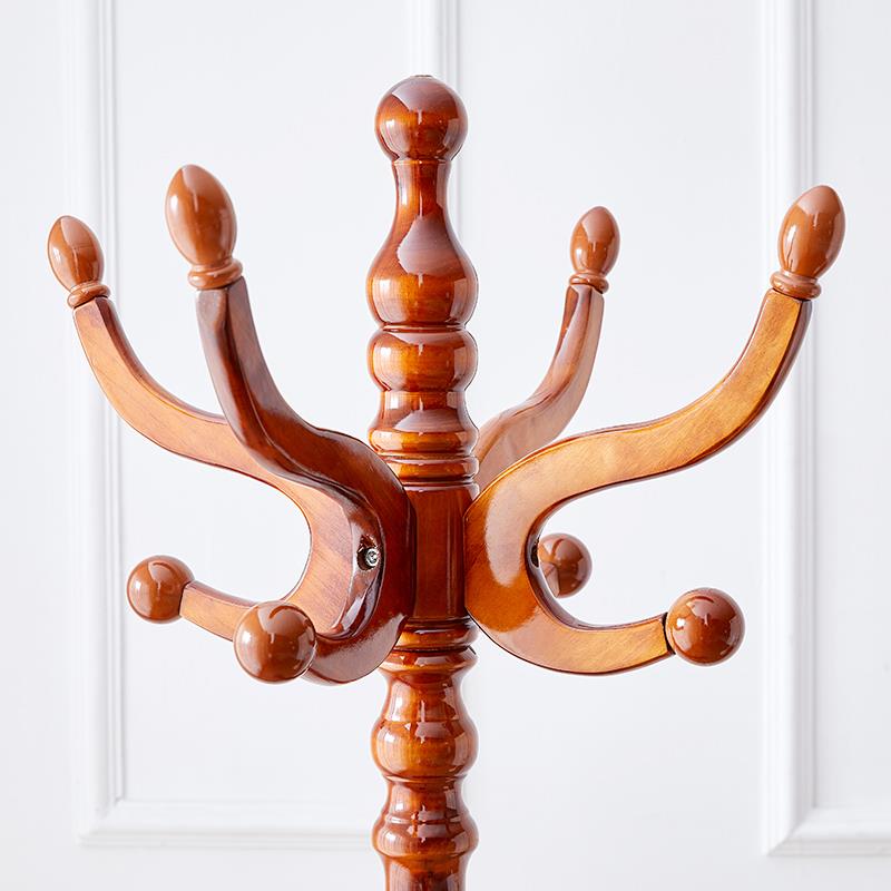 V3FP衣帽架落实木木卧室简地易衣架子家用简约现代衣服AMR架质挂