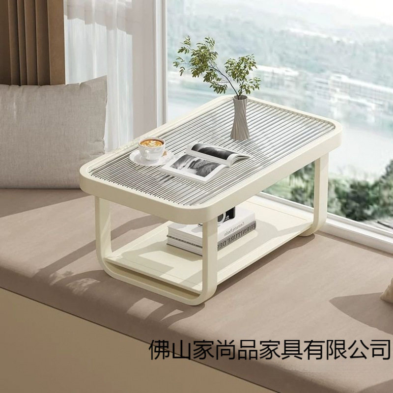 欧式玻璃飘窗台桌子茶几民宿榻榻米方角几卧室矮桌简约现代炕几