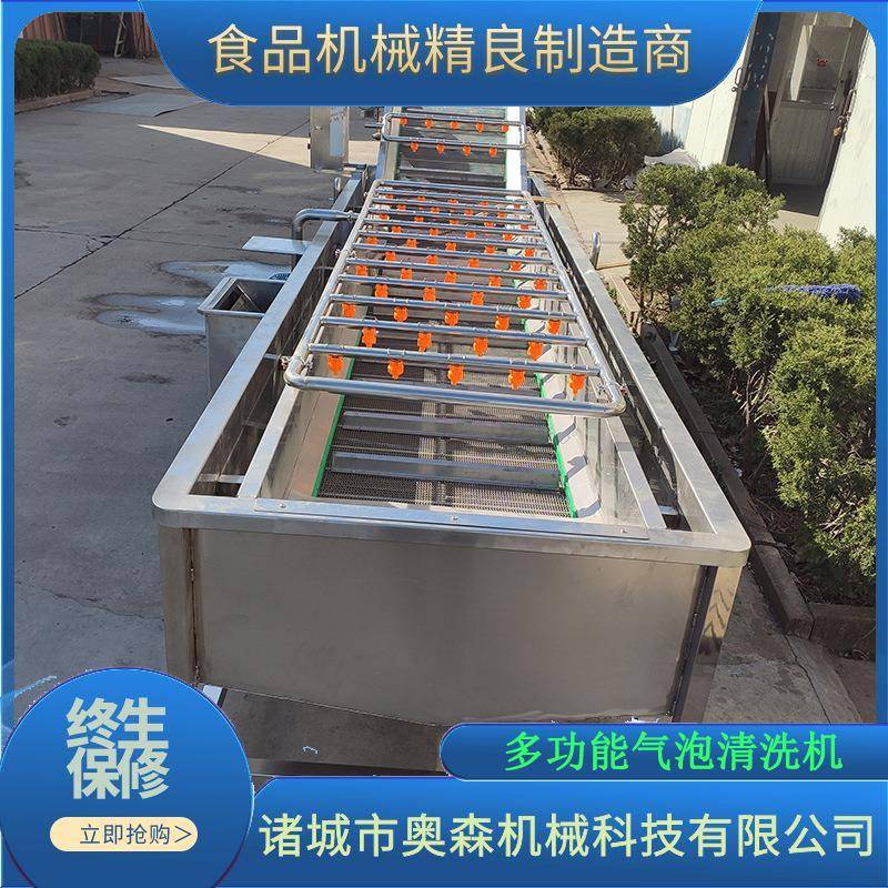快餐食净菜处理设备LWQ蔬菜海鲜清机蔬餐厅洗洗菜机果堂气泡清洗