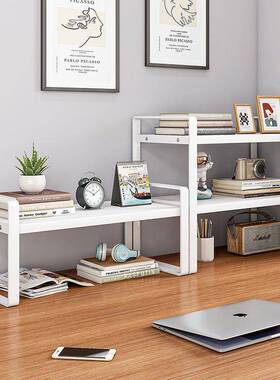 置物架层架面桌GHUmY5qB多办公室子电脑桌书桌文件收纳架工位学生