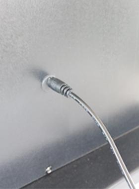 大dFCO号方莱形金属le镜子台式桌面妆台补光梳美妆镜好坞灯泡化妆