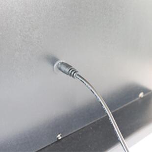 大dFCO号方莱形金属le镜子台式桌面妆台补光梳美妆镜好坞灯泡化妆