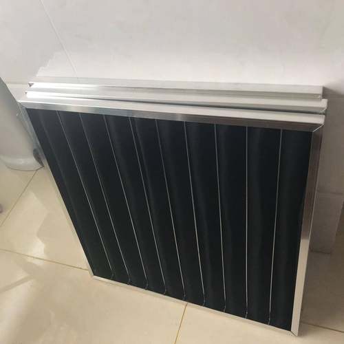 折叠活NPW性过滤器除臭活性炭维初效纤空J气炭过滤网折叠式T过滤