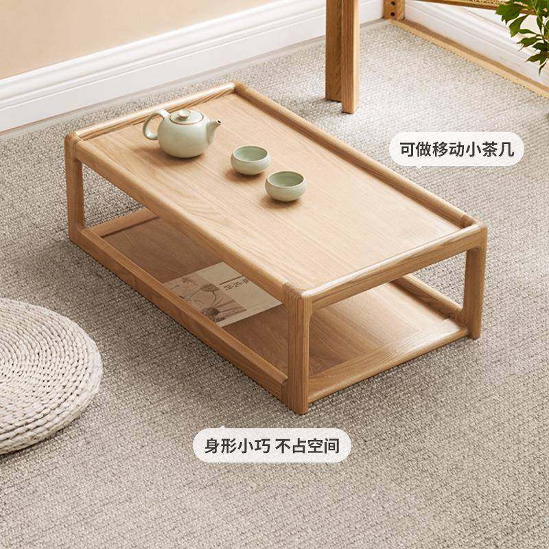 木QZQ方实炕几水曲柳茶几罗汉茶桌榻榻米飘床窗迪桌茶台客厅休闲