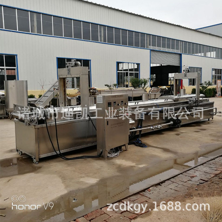 鱼豆腐油炸生产线 多种热源选择方便油水分类温度可控规格供应