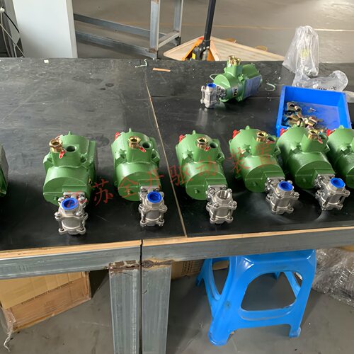矿用隔爆型电动执行装置QMB20-0.5(380/660) 搭配小口径阀门