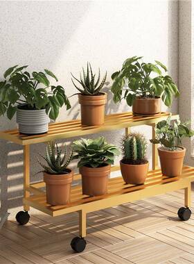 艺爬铁架藤可移动花阳台置架多层室内物客厅摆放架户外花架子CAC