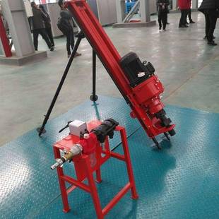 YQ100潜孔钻机 移动方便矿用电动潜孔钻孔机 90孔径岩石打孔钻机