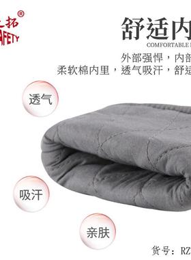 1000度耐高温碳LGK纤维铝箔隔热套手套工业防烫加防高手温手厚套