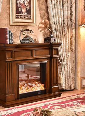 嵌入式电壁炉芯子仿真火美式取焰暖电壁QLE电炉装饰炉柜