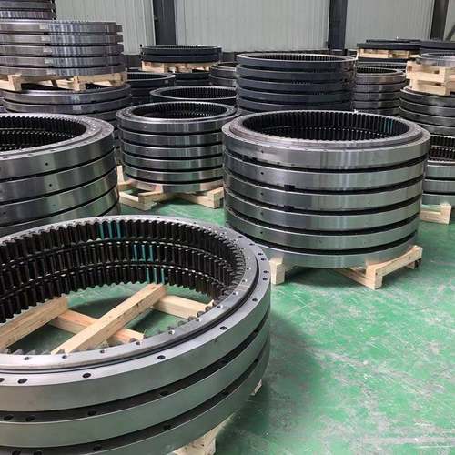 回转支轴承齿斜HNQ式蜗齿式回转支轻工机械旋转轴承承撑018系列