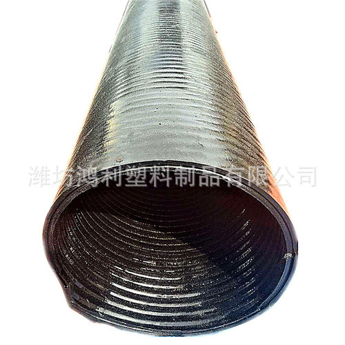 大口径PVC钢丝软管黑色工业用