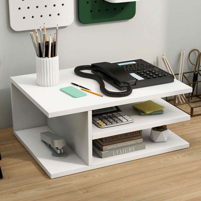 办公桌面打印机置物架多层储物架子桌上整理收纳小型复印机放置架