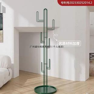 代965简约仙人掌师衣架落地室挂衣架家用客厅铁艺立卧式 设计衣现