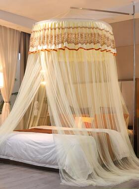 CB用#天地.杆新款蚊帐12米1.8m床家儿童支架圆顶AC08吊顶免安装1.