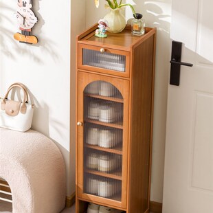 夹缝鞋柜家用2025新款入户门口过道小窄多层简易好看鞋架子省空间