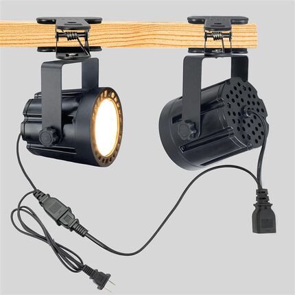 led夹子射灯超亮移动婚庆聚光店铺用串联珠宝展会插电集市摆摊灯