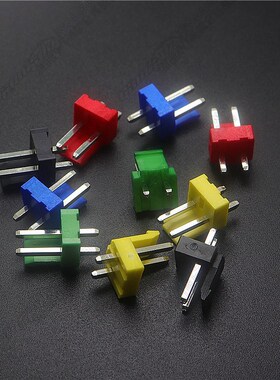VH3.96mm接插件 直针 彩色 插座 红色蓝色黑色 VH-2P 连接器 整包