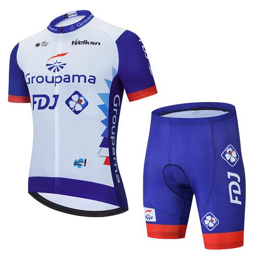 2021FDJ骑行服公路登山车速干骑行服夏季透气短袖套装男自行车服