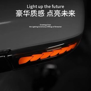 ATSL改装 CT6 后视镜龙鳞转向流光灯日行灯 CT5 适用于凯迪拉克CT4