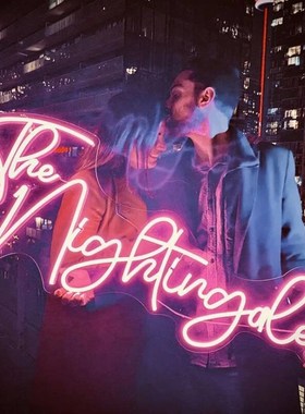 外贸定做霓虹灯牌英文婚房氛围灯neon发光字网红派对房间装饰定制