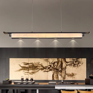 全铜进口大理石新中餐厅枝形吊灯长覆古风格 宋朝美学茶室书房酒吧