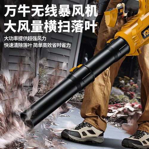 吹风机吹灰尘强力鼓风机充电式无线锂电暴风机工业用大功率吹雪机