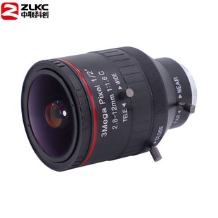 C口工业变焦镜头2.8 12mm监控镜头广角视觉工业相机高清镜头现货